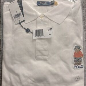 Polo bear logo collar short sleeve
